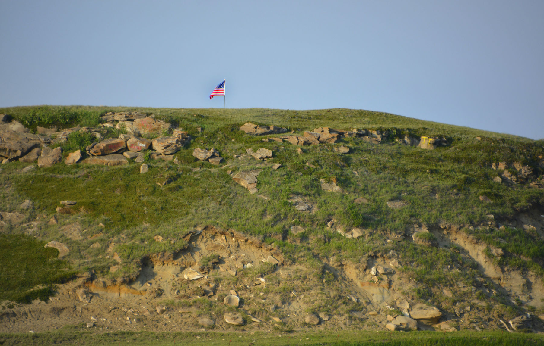 Flag in the country